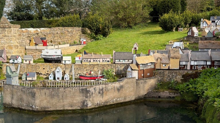 Wolf's Cove model village at Snowshill Manor and Garden